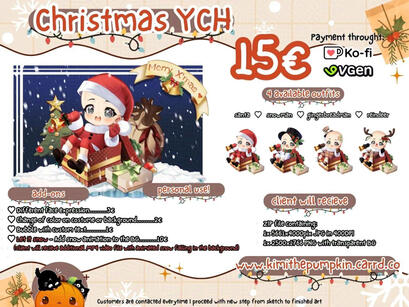 Christmas chibi YCH